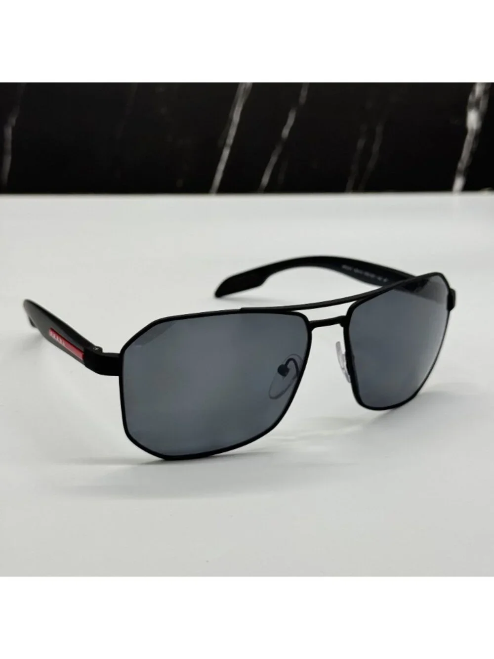 Prada Linea Rossa PS51VS DG05Z1 Men Black Gray Sport Sunglasses Authentic NEW